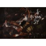 Jakob van der Kerckhoven, called Giacomo da Castello (c.1636-after 1712), Still life with ducks, pig