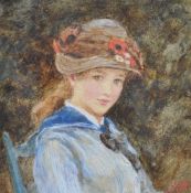 Helen Allingham (British 1848-1926), Portrait of Amy Margaret Thackeray