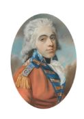 Attributed to John Russell (British 1745-1806), Portrait of Captain Harvey, 23rd of Foot, Royal Wels