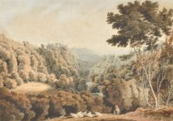 William Turner of Oxford (British 1789-1862), Berry Pomeroy Castle, Devon