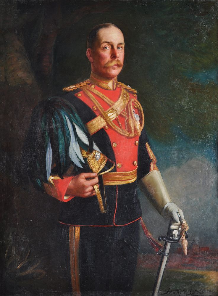 John St Helier Lander (British 1869-1944), Portrait of Lt. Col. Henry Courtenay Morland (1855-1934),