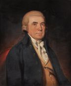 Follower of Thomas Gainsborough , Portrait of a seated gentleman