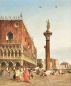 Edward Pritchett (British 1808-1894), Outside the Doge's palace