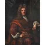 English School (17th century), A three quarter length portrait of a gentleman