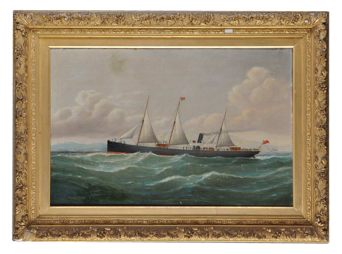 J*** Witham (British 19th century), Mary Houch, Commanded by T. R. Rees Master - Image 2 of 3