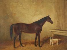 Follower of John Frederick Herring Senior (British 1795-1865), Portrait of Launcelot, Winner of the