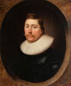 Cornelius Johnson (Cornelis Jonson van Ceulen) (British 1593-1661), Portrait of a gentleman, half-le