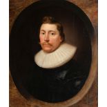 Cornelius Johnson (Cornelis Jonson van Ceulen) (British 1593-1661), Portrait of a gentleman, half-le