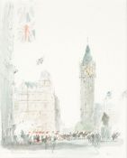 λ Sir Hugh Casson (British 1910-1999)Royal Wedding, Parliament Square