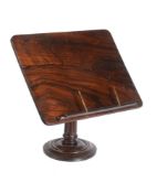 ϒ A Regency rosewood book rest or music stand