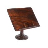 ϒ A Regency rosewood book rest or music stand