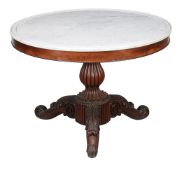 A Louis Philippe mahogany centre table
