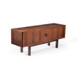 ϒ A rosewood sideboard or office credenza