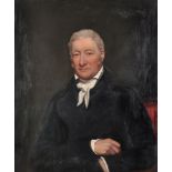 British School (19th century), Portrait of a seated gentleman