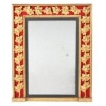 A Regency giltwood and composition wall mirror