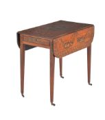 A George III satinwood Pembroke table