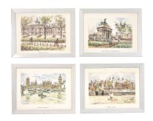 A set of twelve prints after watercolour drawings by Juan Sevilla Saéz (fl. 20th century)