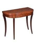 A Regency mahogany tea table