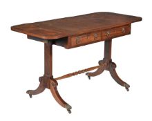 ϒ A Regency rosewood sofa table