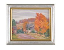 Herbert Sidney Palmer (Canadian 1881-1970)Autumnal country landscape