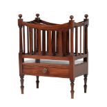 A Regency mahogany Canterbury