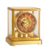 A gilt brass 'Atmos' timepiece, Jaeger-LeCoultre, model 519, 1950’s