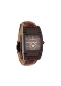 ϒ De Grisogono, UNO/DF, a brown coated 18 carat gold wrist watch