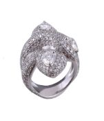 A diamond dress ring