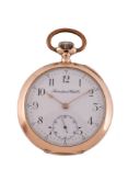 International Watch Company (IWC), a gold pocket watch