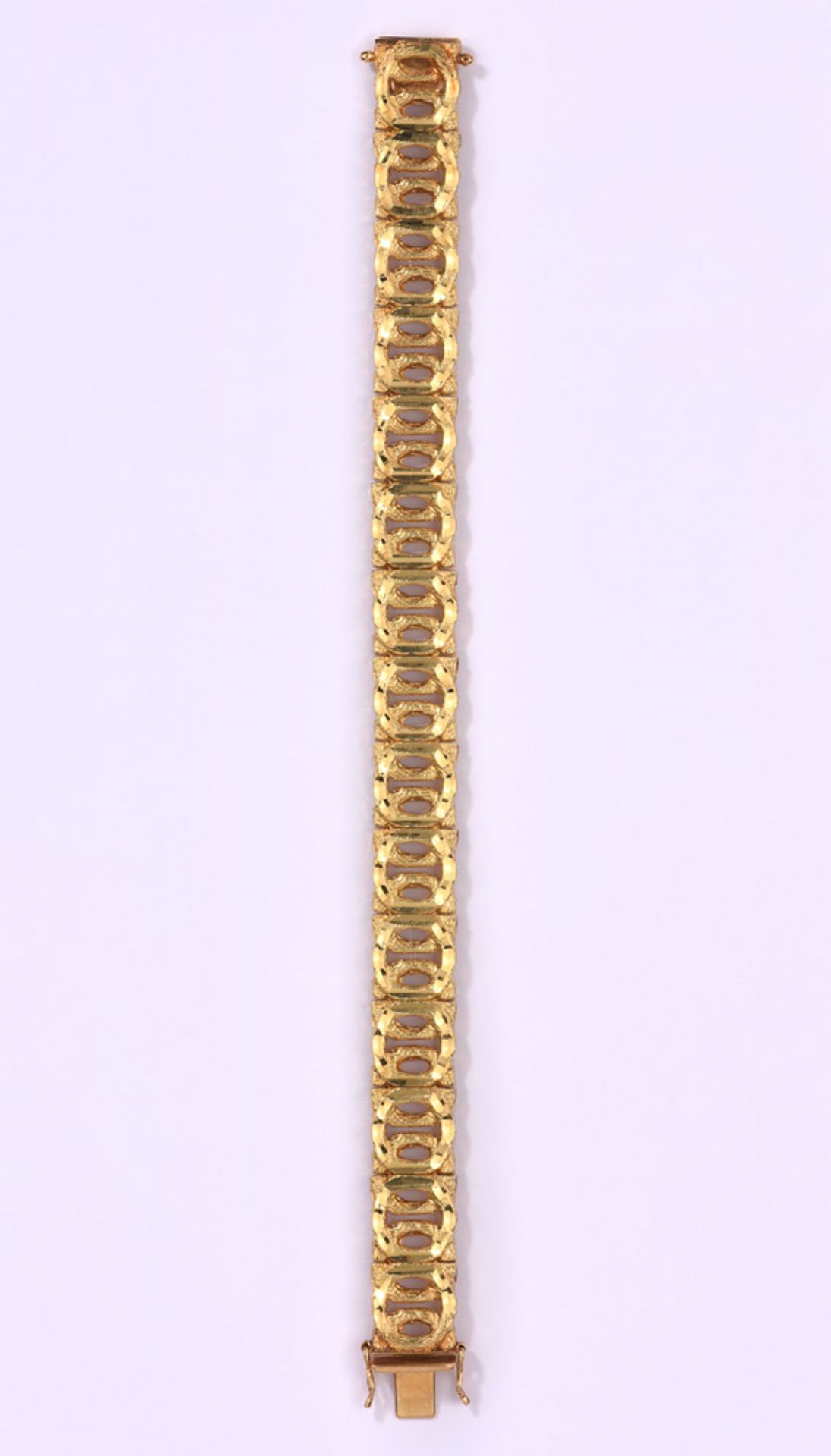 Armband750- Gelbgold. L: 19 cm, 42 g.