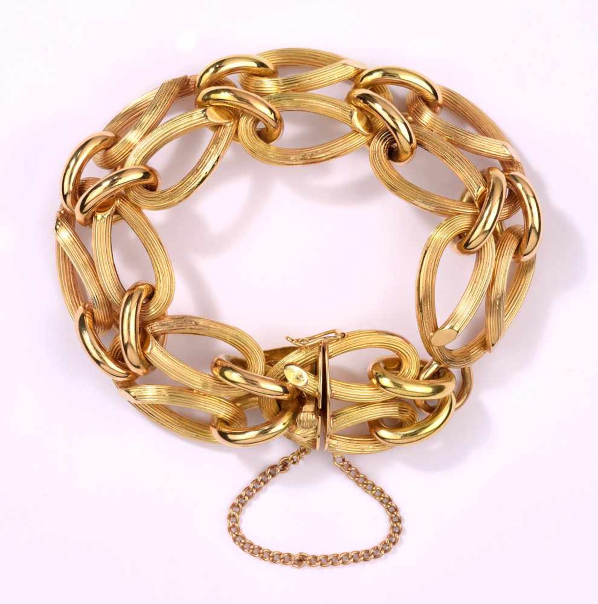 Armband750-Gelbgold, 51 g.