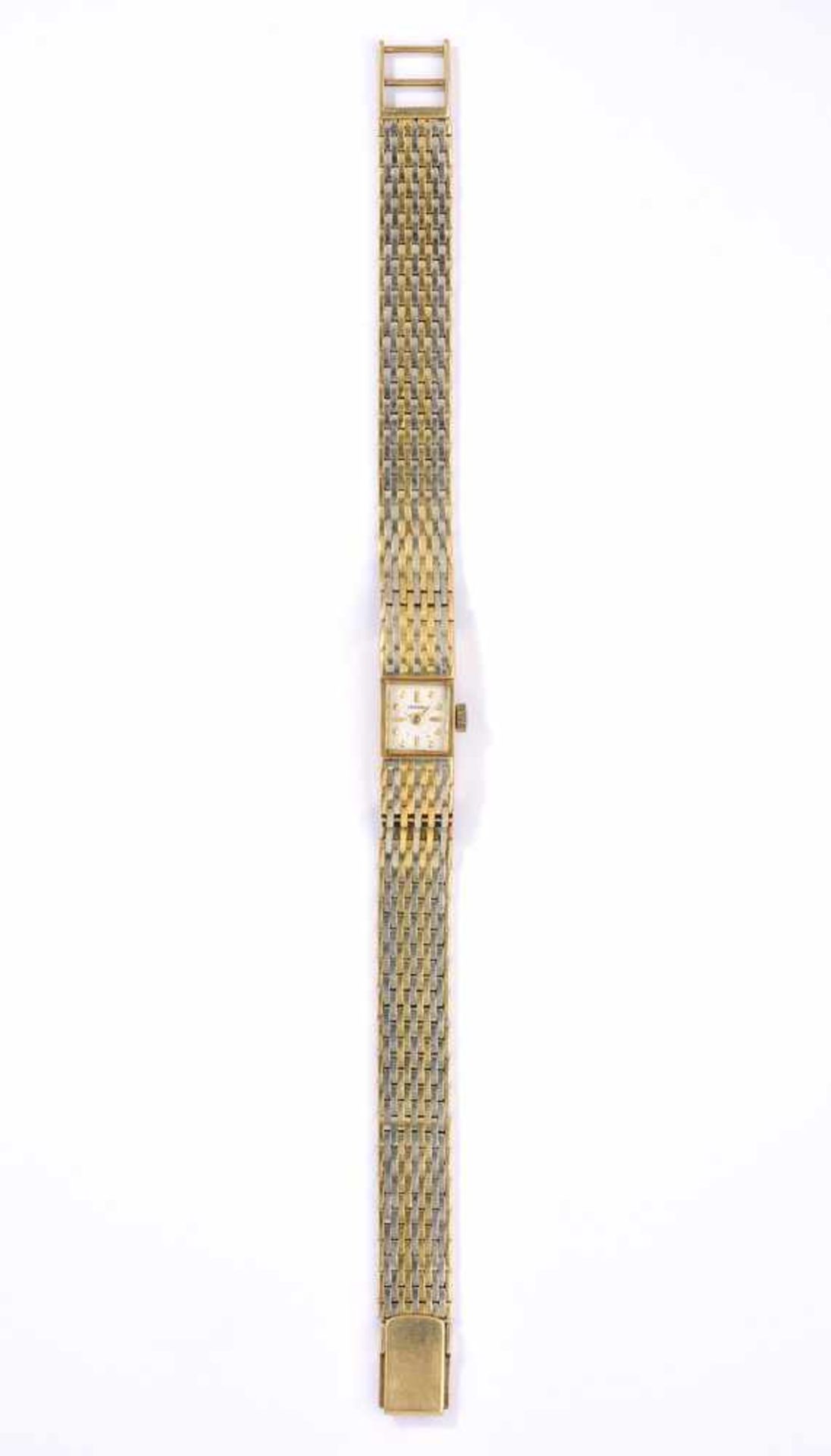 Damenarmbanduhr von Vendome585-Gelb-/Weißgold, L 19 cm. 39 g.