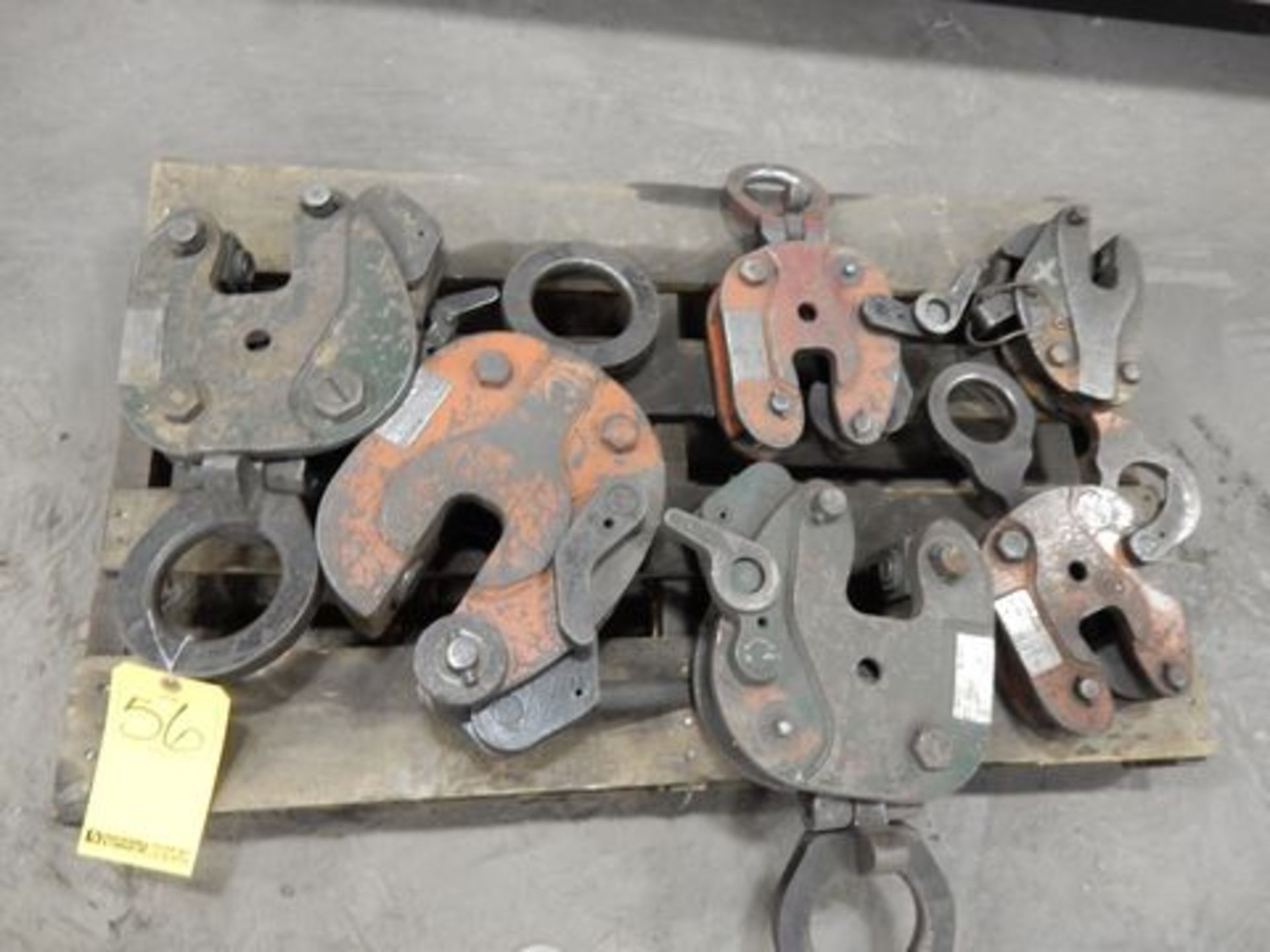 PALLET PLATE LIFTING CLAMPS 1" - 1-1/2"