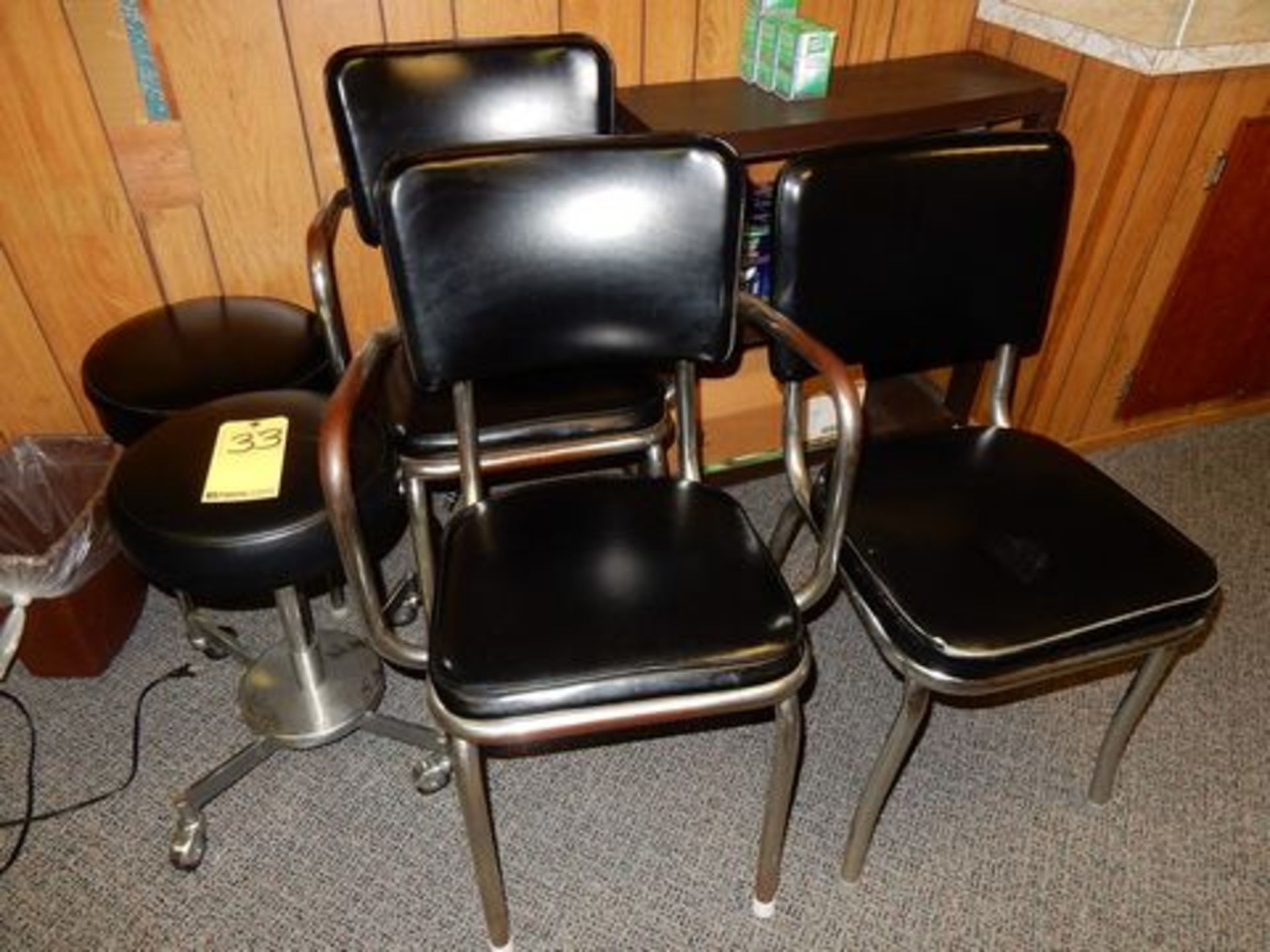 LOT CHAIRS & STOOLS