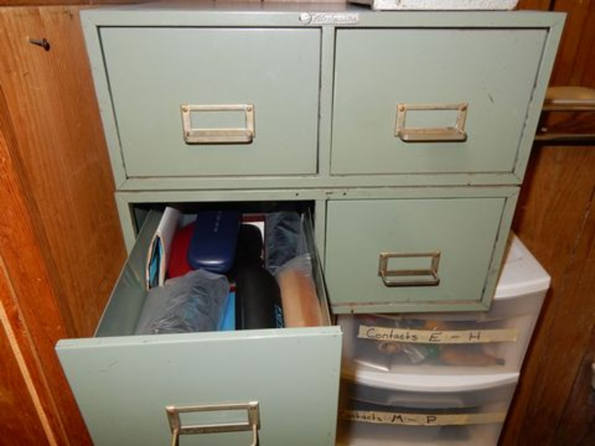 LOT STORAGE BINS W/CONTENTS - Image 2 of 2