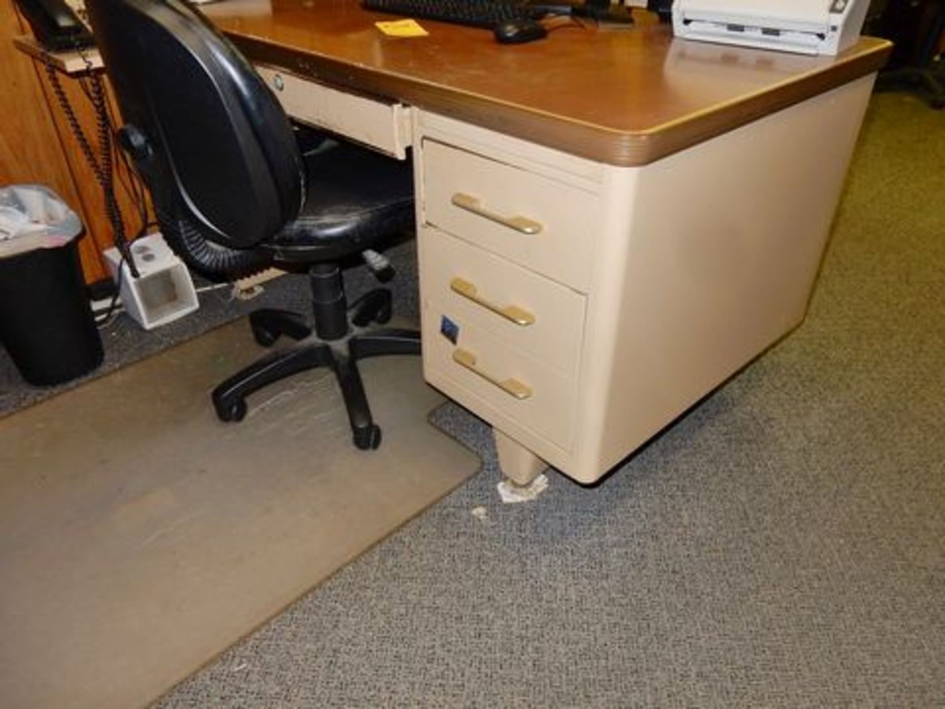 LOT DESKS & FILE CABINETS - Image 2 of 2