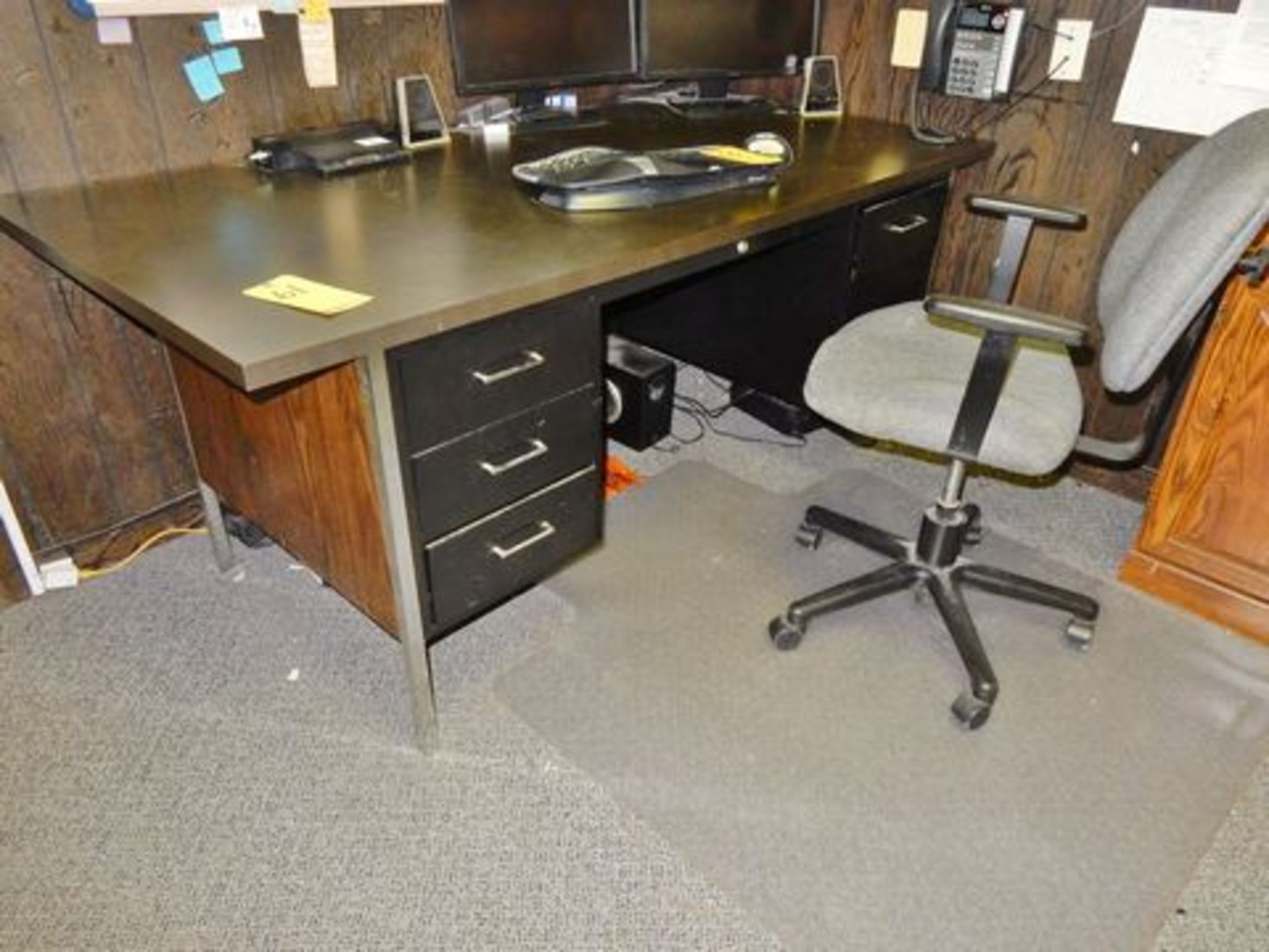 LOT (2) FORMICA TOP DESKS