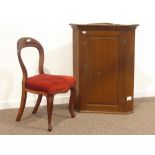 Victorian mahogany balloon back dining chair upholstered seat on cabriole legs and an early 19th