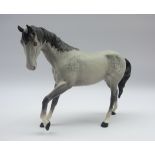 Beswick matt grey horse 'Spirit of Youth' No 2703, 4 Beswick foxhounds,