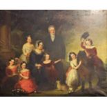 Samuel Howell (fl1828 - 1856) 'Thomas Starkey and his family with a dog, pony etc,
