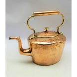 Victorian copper kettle,