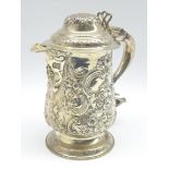 Silver Beer jug,