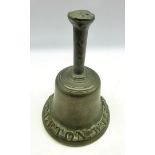 19th century bronze school bell inscribed 'Whitefriars G.