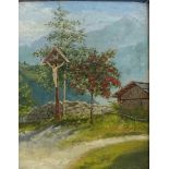 Continental School (19th century): Alpine scenes,