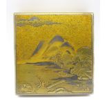 Japanese lacquer box,