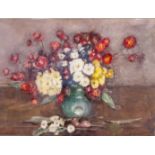 James William Booth (Staithes Group 1867-1953): Still Life of Flowers,