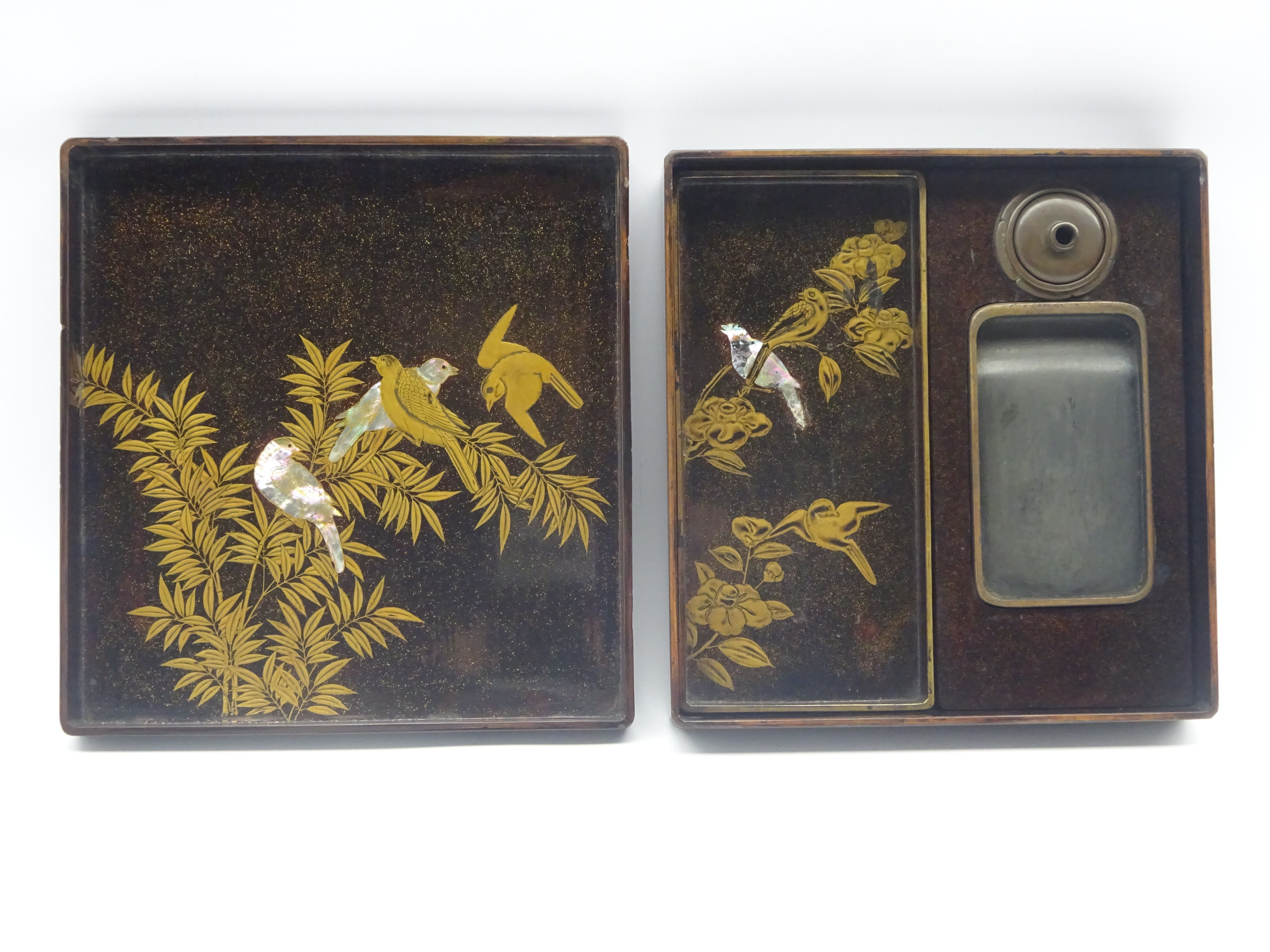 Japanese Lacquer Writing box, Edo period, - Image 3 of 6
