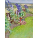 Philip Naviasky (British 1894-1983): Garden Scene, oil on canvas signed,