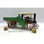 Mamod SWI Steam Wagon with accessories,