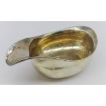 George IV silver pap boat L11cms London 1833 Maker: William Knight Condition Report &
